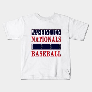 Washington Nationals Baseball 1969 Classic Kids T-Shirt